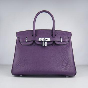 HBK30PS0017 Birkin 30CM viola (argento)